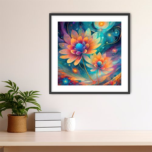 Eternal Flowers - Art Print - Metal Poster - Canvas Wrap - Premium Framed Art Print