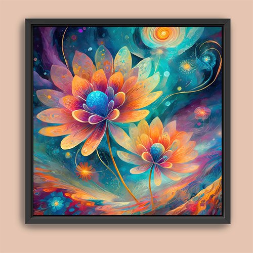 Eternal Flowers - Art Print - Metal Poster - Canvas Wrap - Premium Framed Art Print