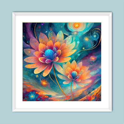 Eternal Flowers - Art Print - Metal Poster - Canvas Wrap - Premium Framed Art Print