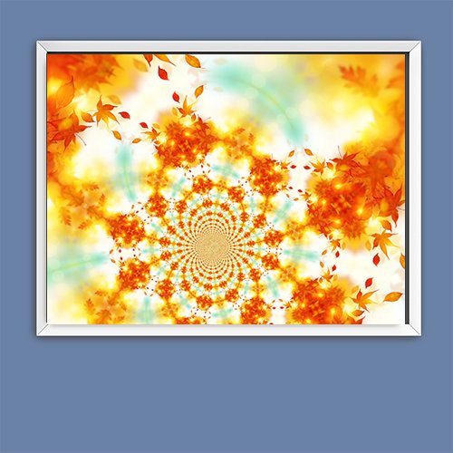 Fall Fractals - Art Print - Metal Poster - Canvas Wrap - Premium Framed Art Print