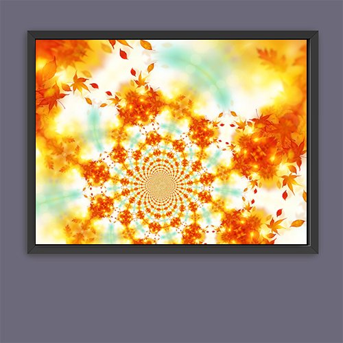 Fall Fractals - Art Print - Metal Poster - Canvas Wrap - Premium Framed Art Print