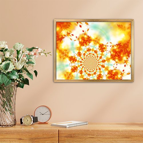 Fall Fractals - Art Print - Metal Poster - Canvas Wrap - Premium Framed Art Print