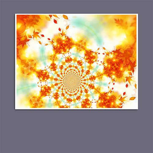 Fall Fractals - Art Print - Metal Poster - Canvas Wrap - Premium Framed Art Print