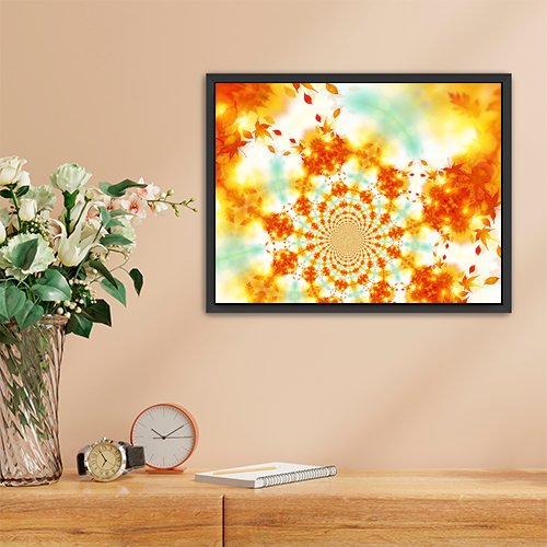 Fall Fractals - Art Print - Metal Poster - Canvas Wrap - Premium Framed Art Print