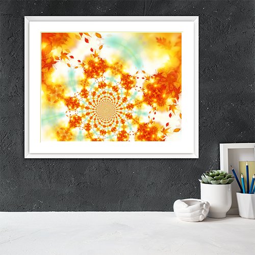 Fall Fractals - Art Print - Metal Poster - Canvas Wrap - Premium Framed Art Print