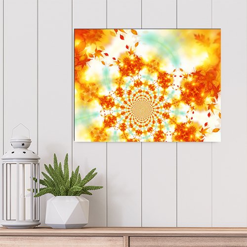 Fall Fractals - Art Print - Metal Poster - Canvas Wrap - Premium Framed Art Print