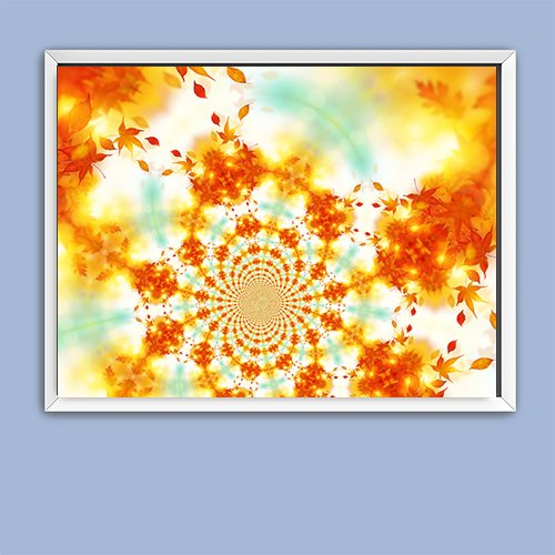 Fall Fractals - Art Print - Metal Poster - Canvas Wrap - Premium Framed Art Print