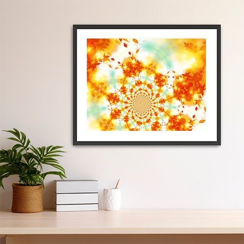 Fall Fractals - Art Print - Metal Poster - Canvas Wrap - Premium Framed Art Print