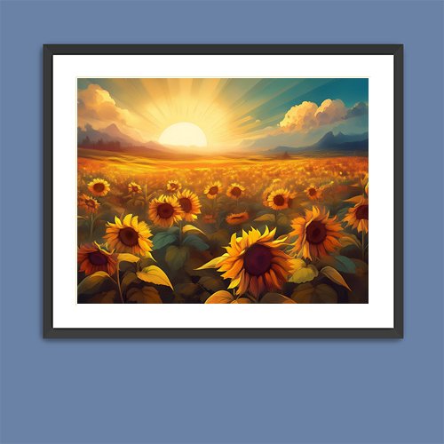 Fields of Gold - Art Print - Metal Poster - Canvas Wrap - Premium Framed Art Print