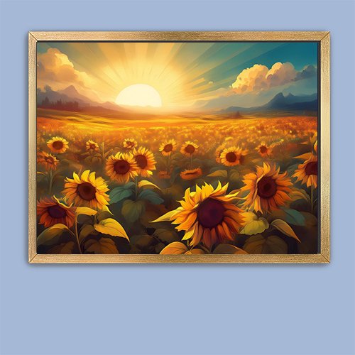 Fields of Gold - Art Print - Metal Poster - Canvas Wrap - Premium Framed Art Print