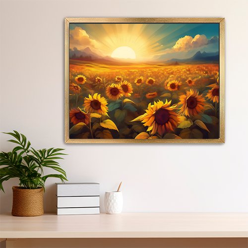 Fields of Gold - Art Print - Metal Poster - Canvas Wrap - Premium Framed Art Print