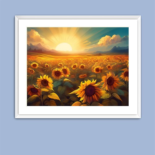 Fields of Gold - Art Print - Metal Poster - Canvas Wrap - Premium Framed Art Print