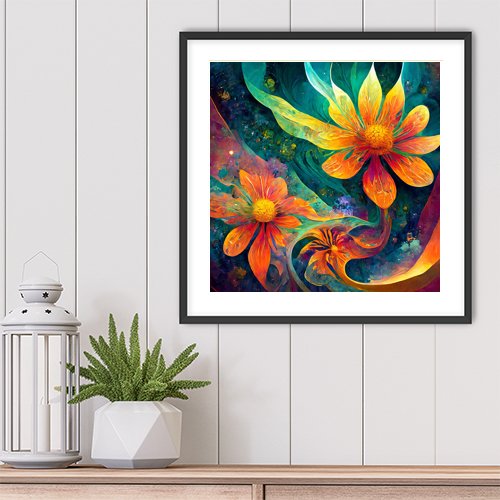 Flowers of Wonder - Art Print - Metal Poster - Canvas Wrap - Premium Framed Art Print