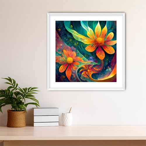 Flowers of Wonder - Art Print - Metal Poster - Canvas Wrap - Premium Framed Art Print