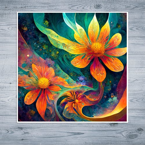 Flowers of Wonder - Art Print - Metal Poster - Canvas Wrap - Premium Framed Art Print