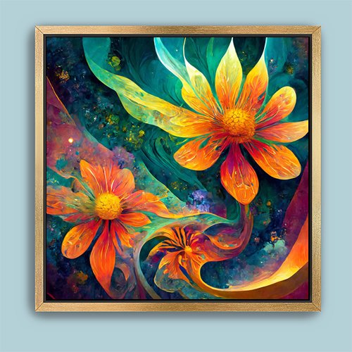 Flowers of Wonder - Art Print - Metal Poster - Canvas Wrap - Premium Framed Art Print