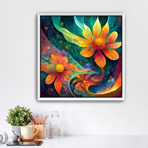 Flowers of Wonder - Art Print - Metal Poster - Canvas Wrap - Premium Framed Art Print