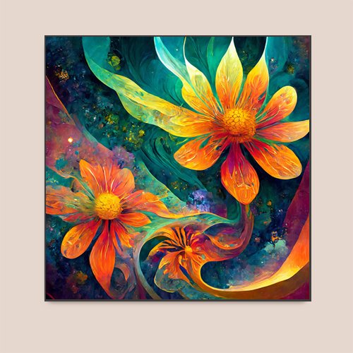 Flowers of Wonder - Art Print - Metal Poster - Canvas Wrap - Premium Framed Art Print