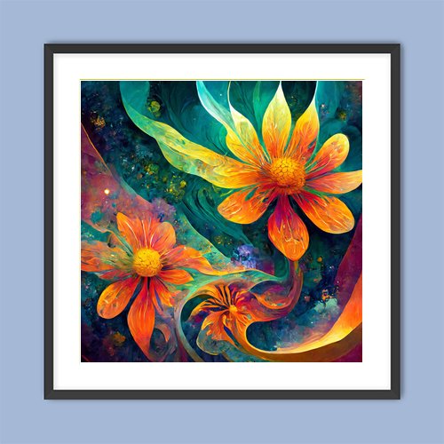 Flowers of Wonder - Art Print - Metal Poster - Canvas Wrap - Premium Framed Art Print