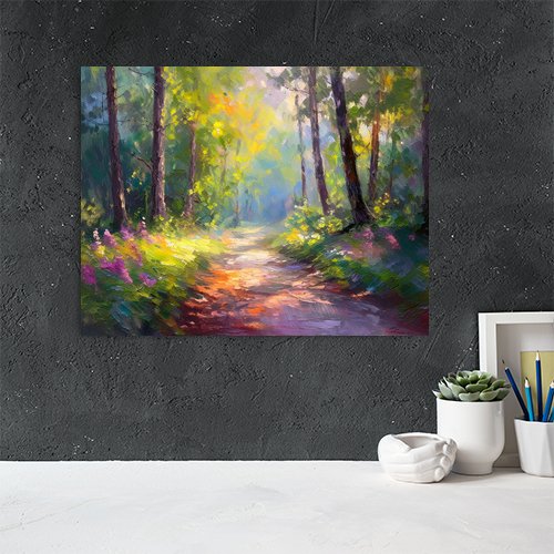 Forest Path - Art Print - Metal Poster - Canvas Wrap - Premium Framed Art Print