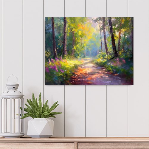 Forest Path - Art Print - Metal Poster - Canvas Wrap - Premium Framed Art Print