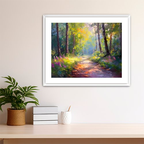 Forest Path - Art Print - Metal Poster - Canvas Wrap - Premium Framed Art Print