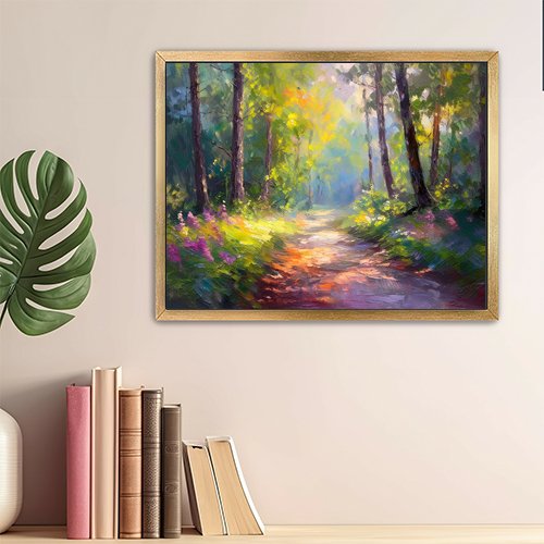 Forest Path - Art Print - Metal Poster - Canvas Wrap - Premium Framed Art Print