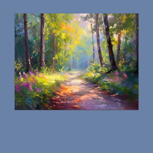 Forest Path - Art Print - Metal Poster - Canvas Wrap - Premium Framed Art Print