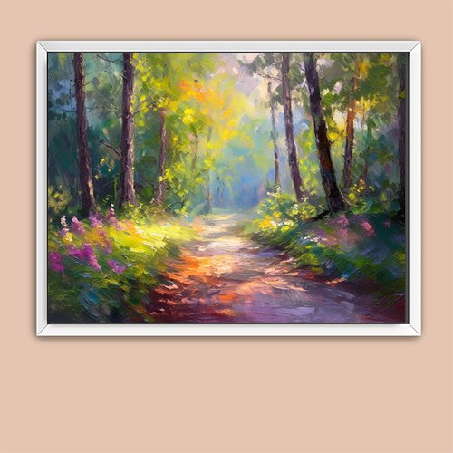 Forest Path - Art Print - Metal Poster - Canvas Wrap - Premium Framed Art Print