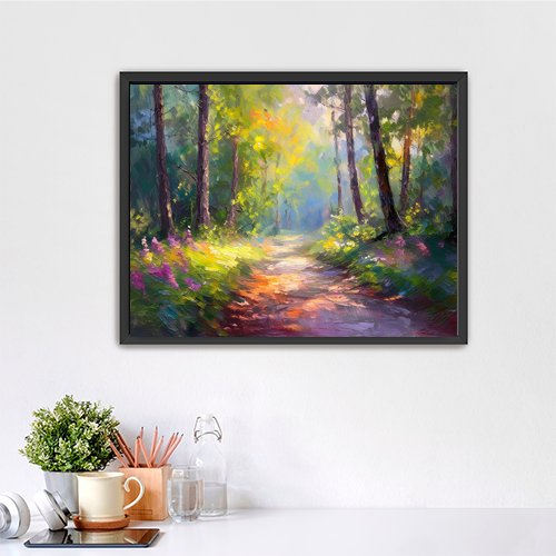 Forest Path - Art Print - Metal Poster - Canvas Wrap - Premium Framed Art Print