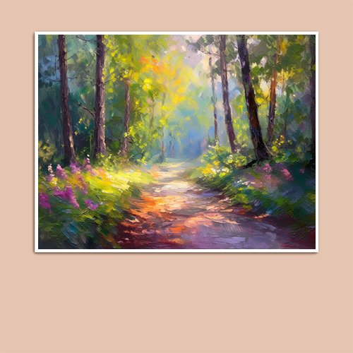 Forest Path - Art Print - Metal Poster - Canvas Wrap - Premium Framed Art Print