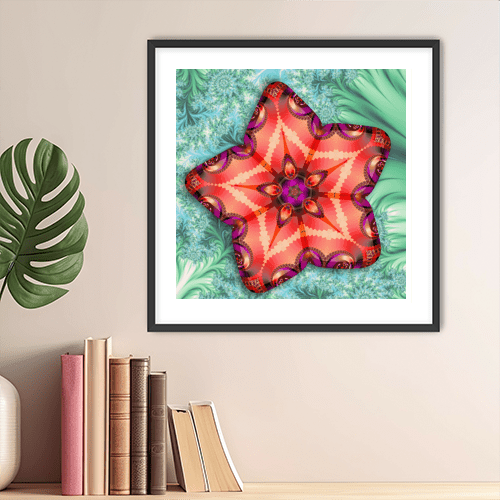 Fractal Bloom - Art Print - Metal Poster - Canvas Wrap - Premium Framed Art Print