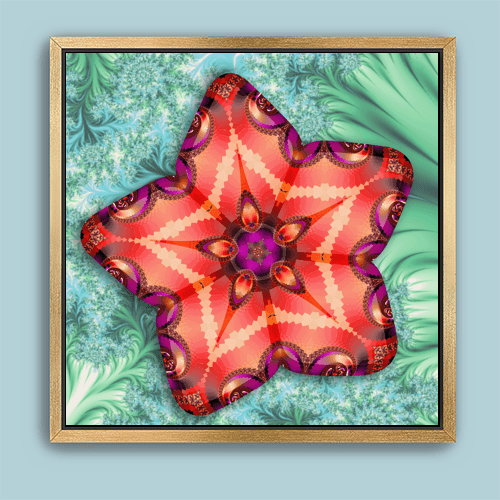 Fractal Bloom - Art Print - Metal Poster - Canvas Wrap - Premium Framed Art Print