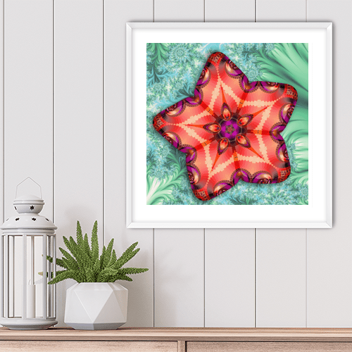 Fractal Bloom - Art Print - Metal Poster - Canvas Wrap - Premium Framed Art Print