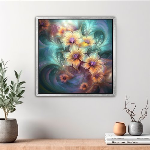 Fractal Bouquet - Art Print - Metal Poster - Canvas Wrap - Premium Framed Art Print