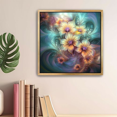 Fractal Bouquet - Art Print - Metal Poster - Canvas Wrap - Premium Framed Art Print