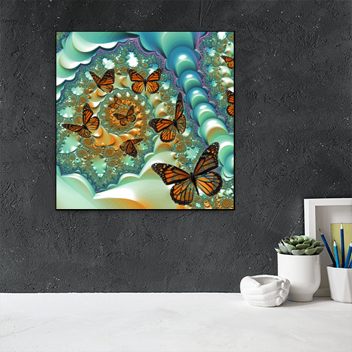 Fractal Butterflies - Art Print - Metal Poster - Canvas Wrap - Premium Framed Art Print