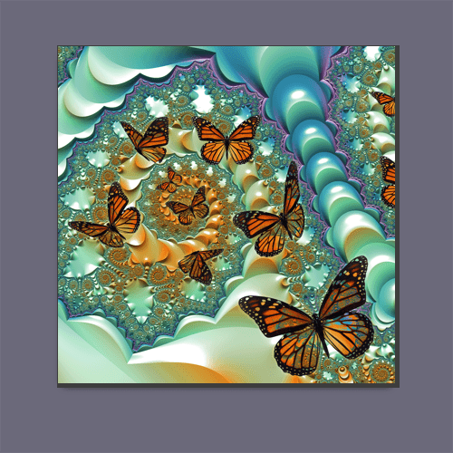 Fractal Butterflies - Art Print - Metal Poster - Canvas Wrap - Premium Framed Art Print