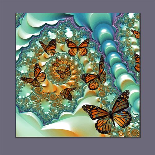 Fractal Butterflies - Art Print - Metal Poster - Canvas Wrap - Premium Framed Art Print