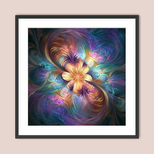 Fractal Flora - Art Print - Metal Poster - Canvas Wrap - Premium Framed Art Print