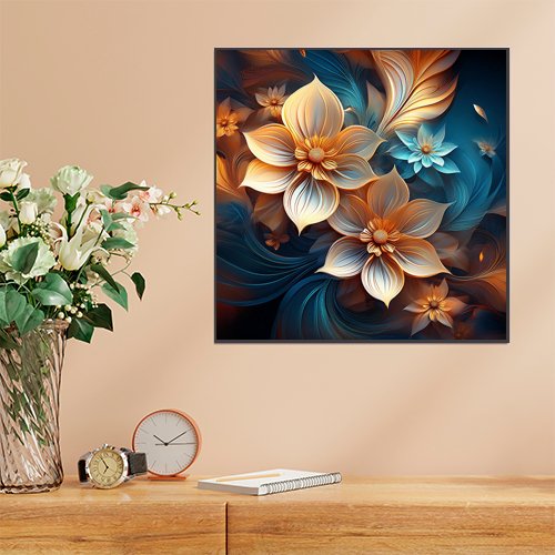 Fractal Flowers - Art Print - Metal Poster - Canvas Wrap - Premium Framed Art Print