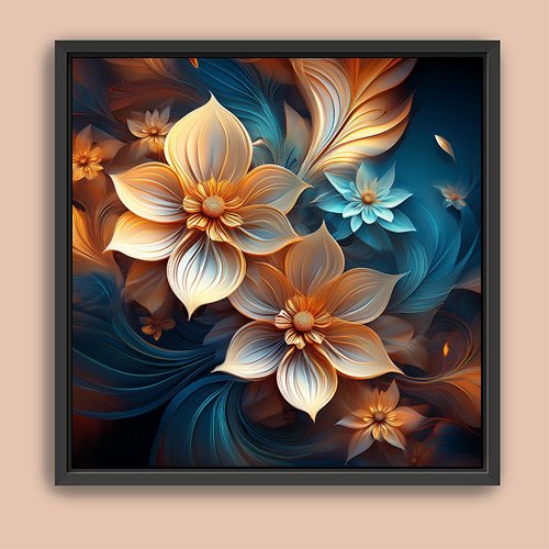 Fractal Flowers - Art Print - Metal Poster - Canvas Wrap - Premium Framed Art Print