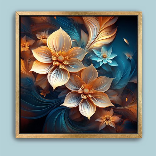 Fractal Flowers - Art Print - Metal Poster - Canvas Wrap - Premium Framed Art Print