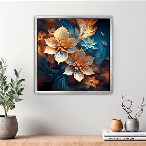 Fractal Flowers - Art Print - Metal Poster - Canvas Wrap - Premium Framed Art Print