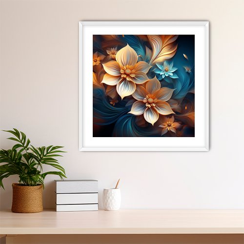 Fractal Flowers - Art Print - Metal Poster - Canvas Wrap - Premium Framed Art Print