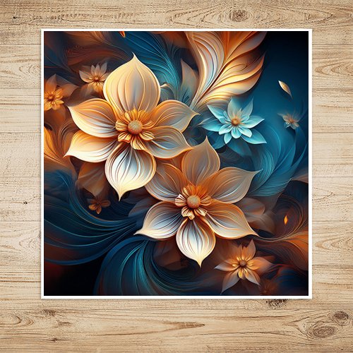 Fractal Flowers - Art Print - Metal Poster - Canvas Wrap - Premium Framed Art Print