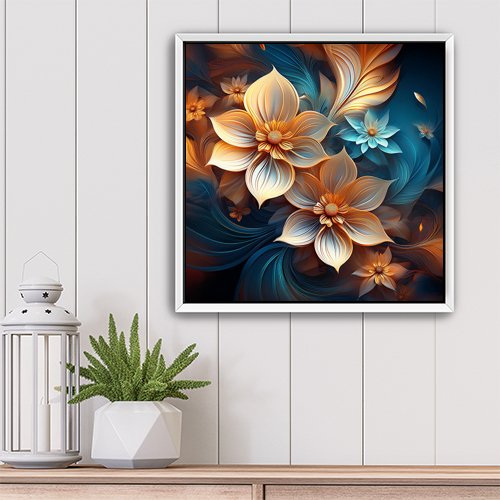 Fractal Flowers - Art Print - Metal Poster - Canvas Wrap - Premium Framed Art Print