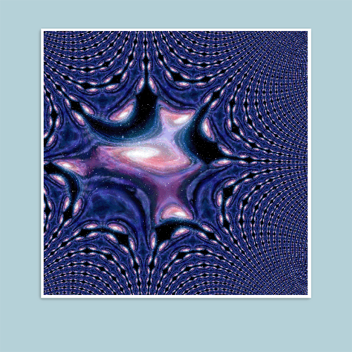 Fractal Galaxy - Art Print - Metal Poster - Canvas Wrap - Premium Framed Art Print