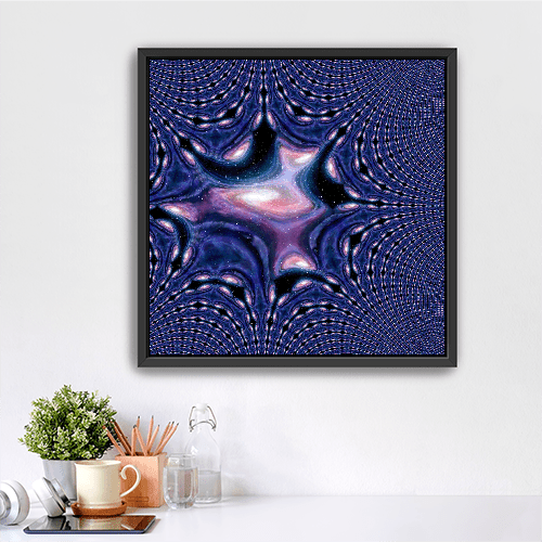 Fractal Galaxy - Art Print - Metal Poster - Canvas Wrap - Premium Framed Art Print