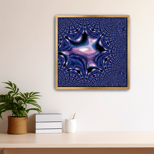 Fractal Galaxy - Art Print - Metal Poster - Canvas Wrap - Premium Framed Art Print